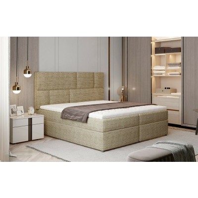 JVmoebel Bett, Luxus Designer Polsterbett Bett Betten Designerbett Boxspring grau   Einheitsgröße