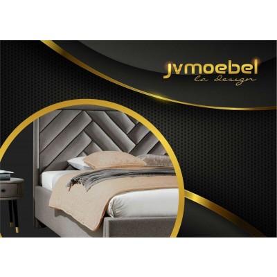 JVmoebel Bett, Boxspring Luxus Bett Betten Doppel Möbel Stoff 140 160 180 x 200cm beige   Einheitsgröße
