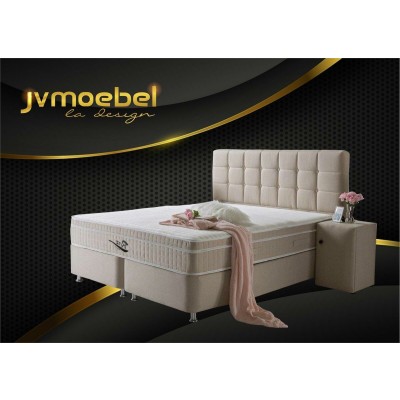 JVmoebel Bett, Boxspringbett Doppel Betten luxus Schlafzimmer Designer Doppelbetten schwarz   Einheitsgröße