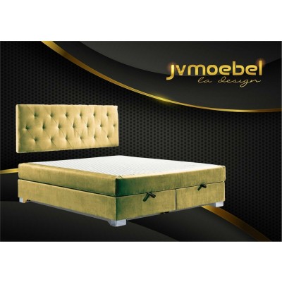 JVmoebel Bett, Luxus Boxspring Bett Betten Doppel Schlafzimmer Möbel Stoff schwarz   Einheitsgröße